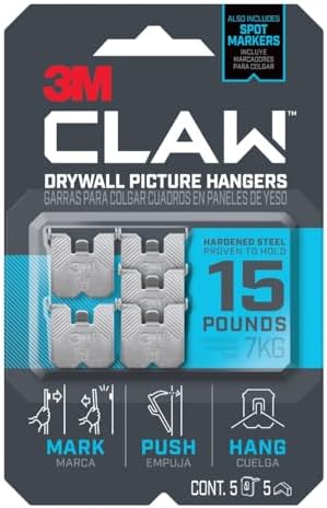 3M Claw 15 lb. Drywall Picture Hanger by 3MCLAW%E2%84%A2