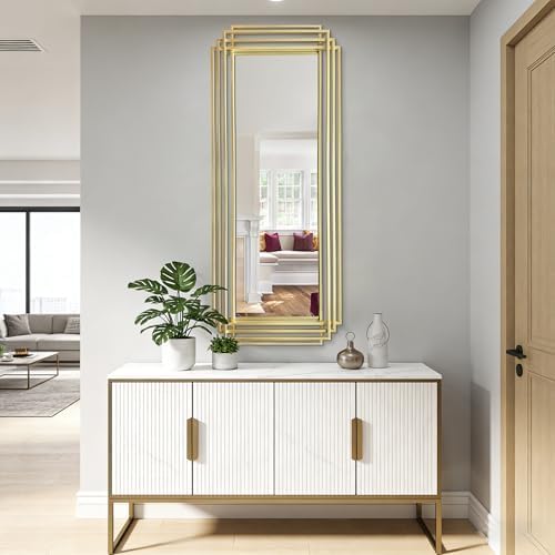 55"x22" Large Rectangle Decorative Mirror by DAOYIJIAJUAestheticMirror