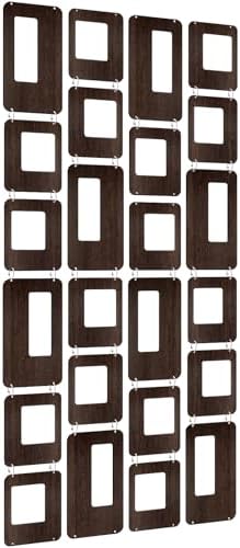 Thyle 4 Strings Mid Century Modern Room Decor Divider Brown Hanging Decorative - Image 2