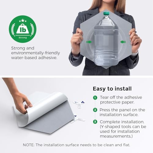 Self-Adhesive Acoustic Panels, 2nd Generation Sound Absorbing Panel, - Image 4