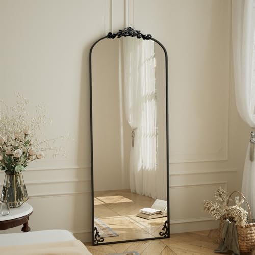 BEAUTYPEAK 56" x 21" Baroque Arch Full-Length Mirror - Image 6