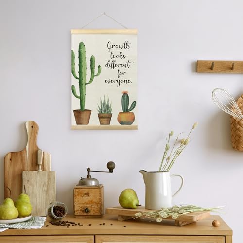 TLESKE Mental Health Cactus Poster Hanger Frame, Motivational Inspirational - Image 6