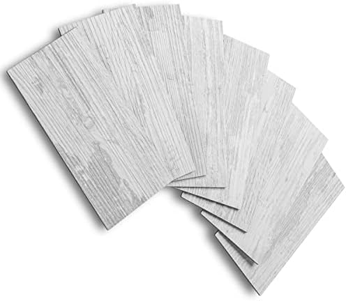 AULIGET 100 Piece Peel and Stick Backsplash PVC Tile, 3 Inch x 6 Inch White by AULIGET
