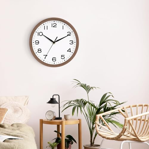 AKCISOT 8 Inch Wall Clock, Silent Battery Operated Analog Clock - Image 7