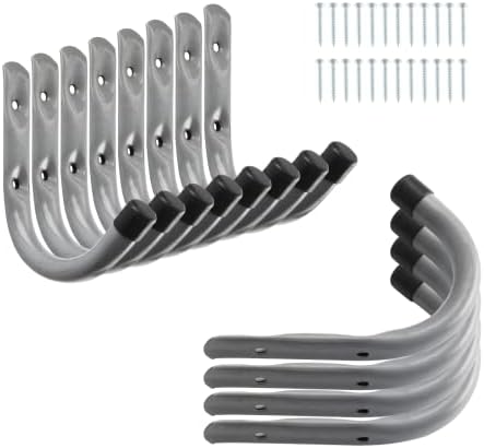 Garage Hooks, 4 Inch Heavy Duty Steel J Hooks by HOME+MASTER+HARDWARE