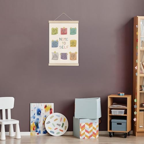 DOI-LANEE Note to Self Inspirational Mental Health Posters Hanger Frame - Image 6