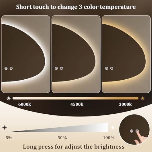 WallBeyond LED Bathroom Mirror - Image 2