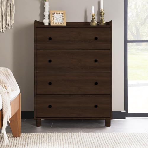 Wood Contact Paper Peel and Stick Dark Brown Walnut Wood Grain Wallpaper - Image 3