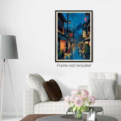Japanese Canvas Wall Art Vintage Tokyo. Tea House Poster Modern Japan Ukiyo-e - Image 7