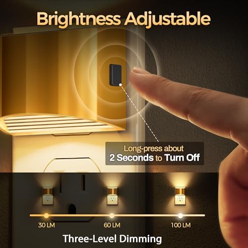 DORESshop Night Light, Night Lights Plug into Wall, Adjustable - Image 2