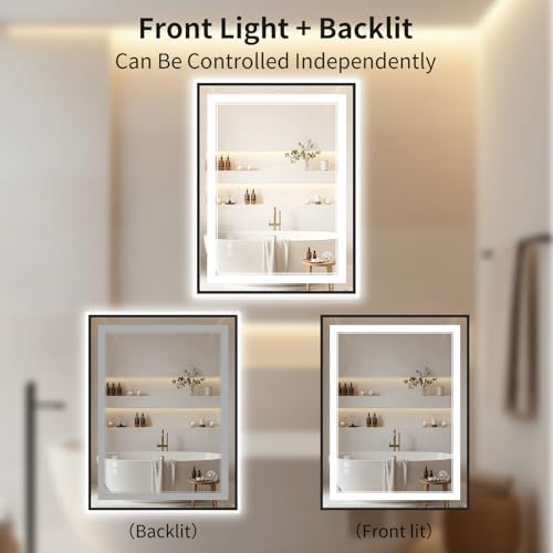 24"x32" LED Bathroom Mirror - Image 4