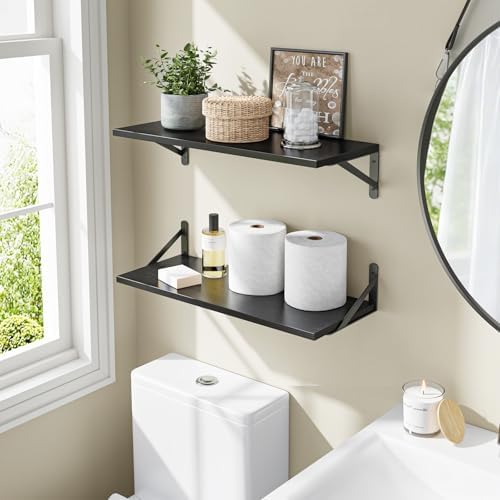 Fixwal 2pcs 10 in Deep Floating Shelves - Image 2