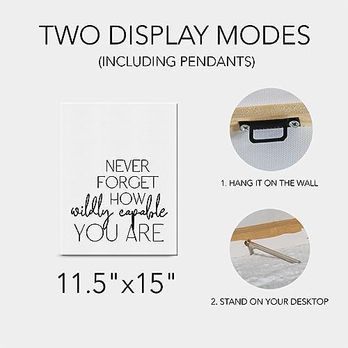 Inspirational Office Decor Canvas Wall Art Framed Positive Quotes - Image 5
