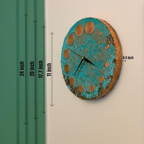 Handmade Copper Wall Clock Artisan Touch in Every Piece - Image 6