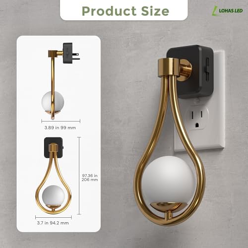 L LOHAS LED Night Lights Plug Into Wall 2 Pack, Dusk to Dawn Sensor - Image 6