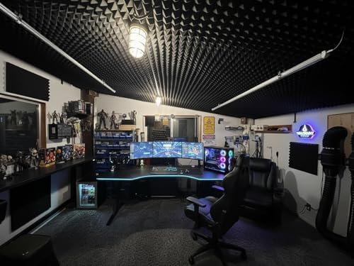 Foneso 12 Pack Sound Proof Foam Panels - Image 2