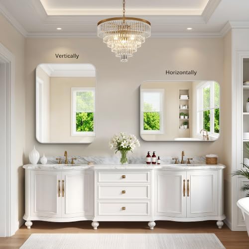 DESBING 40"x30" Bathroom Mirror - Image 2