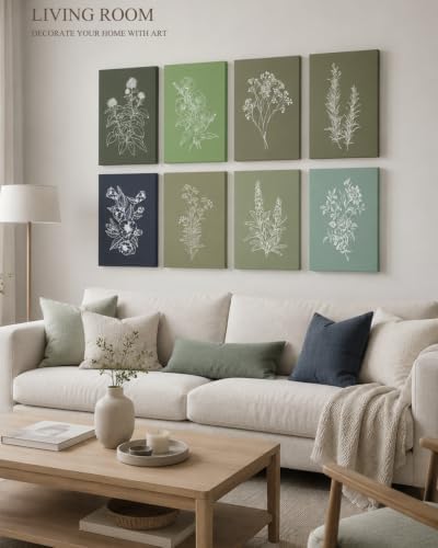 ARPEOTCY Acoustic Art Wall Panels, Sage Green - Image 4