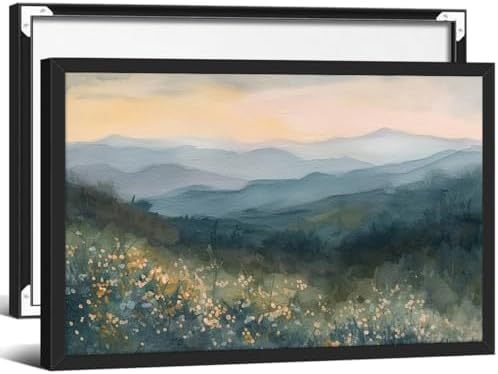 Appalachian Mountains Wall Art Nature Landscape Smoky Mountains Poster 24x36 by Haitunone