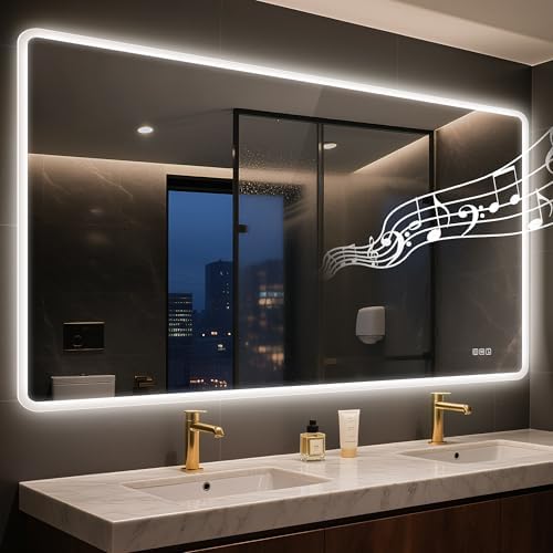 STARLEAD 59"x36" LED Bathroom Mirror by STARLEAD