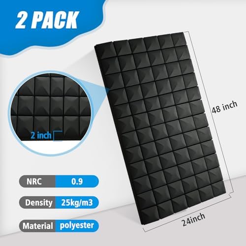 2 Pack Acoustic Foam Panels - Image 6