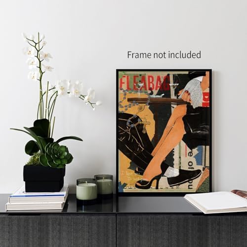 MWZUPQ Fleabag Canvas Posters Vintage Aesthetic Wall Art Funky Bar Cart - Image 6