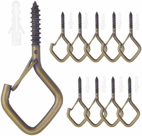 10 PCS Eye Screw Hooks for Hanging Heavy Duty by Unknown