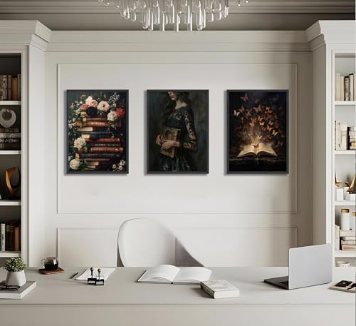 3Pcs Victorian Reading Canvas Prints Wall Art 12x16 inches - Image 2