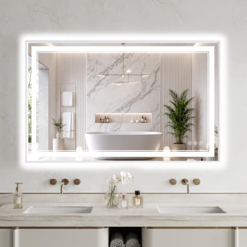 30"x48" LED Bathroom Mirror by FLYECHO
