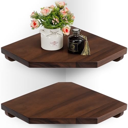 Demigo Hexagon Corner Floating Shelves by Demigo