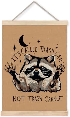 Foritho Funny Neutral Motivational Raccoon Poster Wall Art Framed 12x16in by Unknown