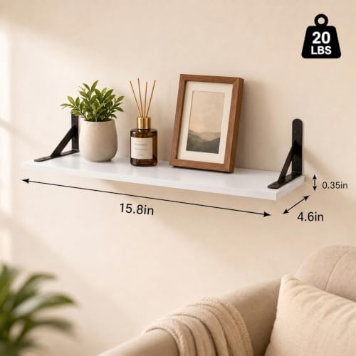 Floating Shelves for Wall Set of 5 - Image 3