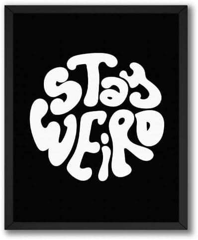 InkFlow Posters Stay Weird Canvas Poster by InkFlowPosters