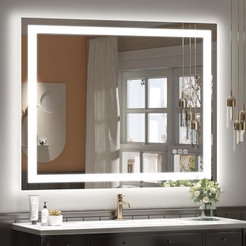 40x36 LED Lighted Bathroom Mirror by ODDSANMirrors