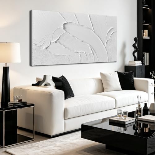 MDHKVPM Hand Painted 3D Thick Texture Relief Abstract Canvas Art by MDHKVPMCanvasWallArt