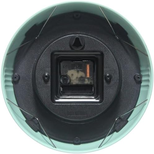 Infinity Instruments Retro Round Metal Wall Clock, Pastel Green - Image 5