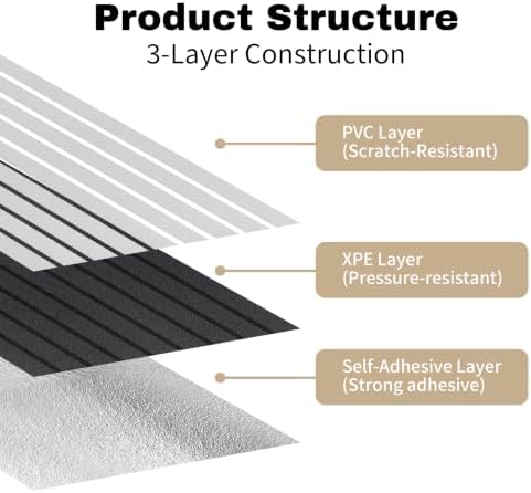 3D Wall Panels, Wood Grain Surface Peel and Stick, 19.7" x 118.1" - Image 7