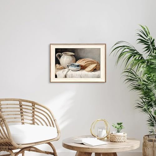 ASTRDECOR Framed Kitchen Wall Art, Modern Muted Still Life Painting Farmhouse - Image 6