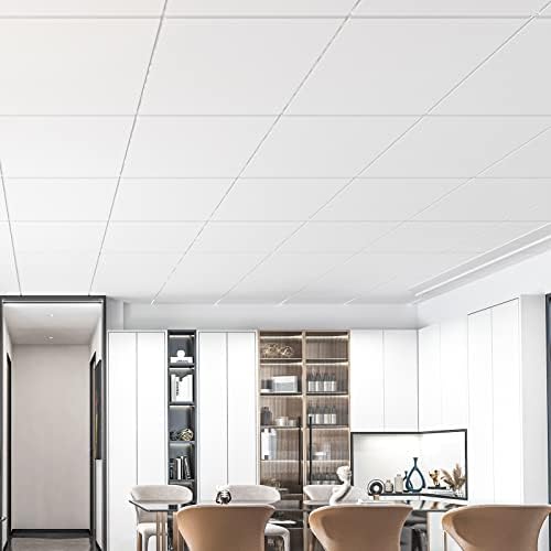 Art3d 24-Pack Smooth Drop Ceiling Tiles, No Sag and Breakage - Image 2