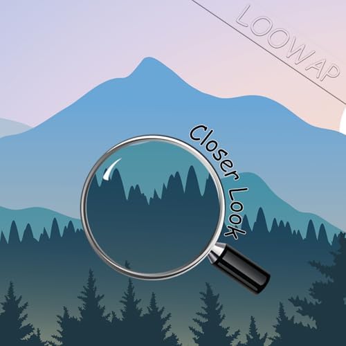 Mountain Landscape Peel and Stick Wallpaper Blue Forest Wall Mural - Image 4