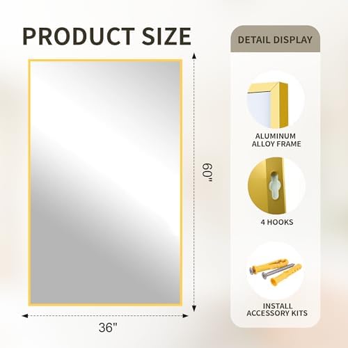 FICTOR Bathroom Vanity Mirror for Over Sink - Image 2