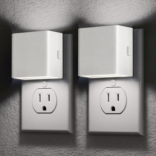 DORESshop Night Lights Plug into Wall, Plug in Night Light, Daylight White by DORESshop