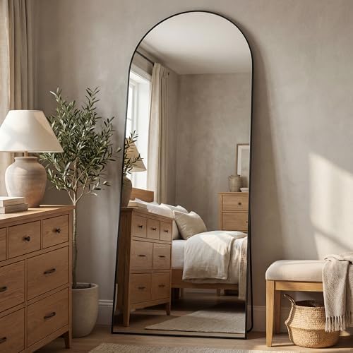 Antok 71" x26” Arched Full Length Mirror, Floor Mirror - Image 2