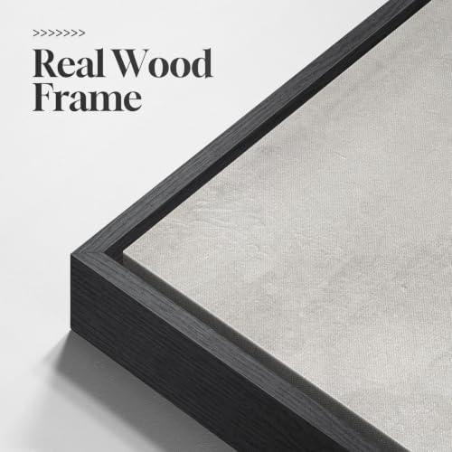 Large Framed Neutral Landscape Abstract Wall Art, Long Vertical 20x60 In - Image 5