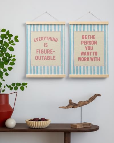 FGFK Positive Affirmations Wall Art Poster Hanger Frame 12x16 Inch - Image 3