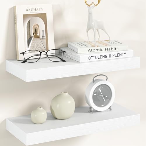 Vivelove 16 Inch Floating Shelves Wall Mounted by VIVELOVE