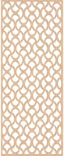 Resort Decorative Pierced Fretwork Wood Wall Panels, 23 3/8"W x 59 3/8"H x 3/8"T - Image 4
