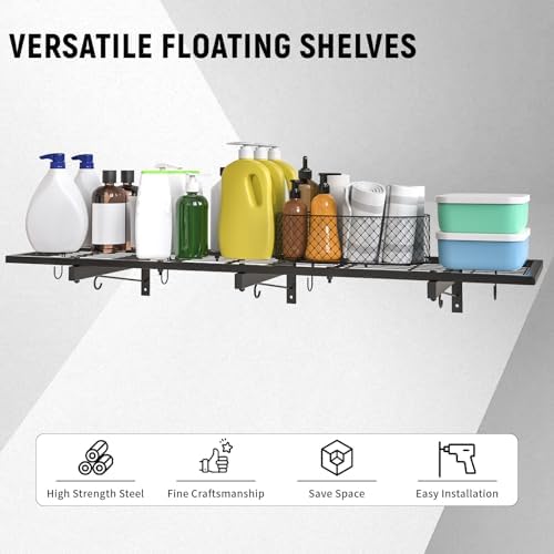 Garage Wall Shelves, Heavy Duty Shelf Storage Rack - Image 3