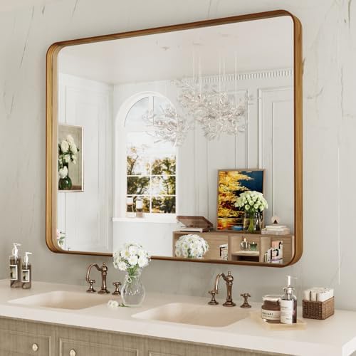 LOAAO 40X32 Inch Bathroom Mirror - Image 3