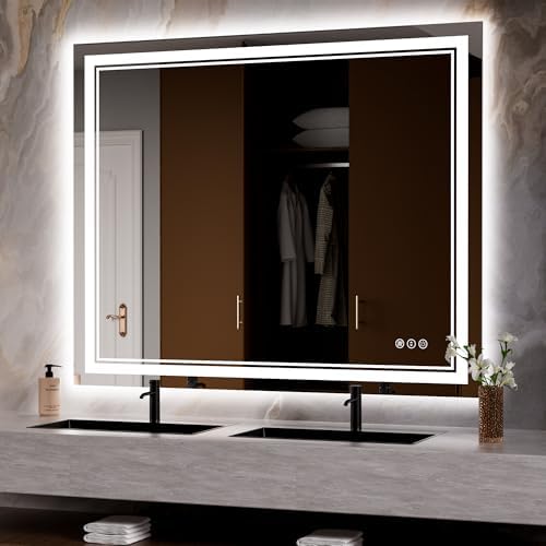 44x36 Inch LED Bathroom Mirror by ISTRIPMF